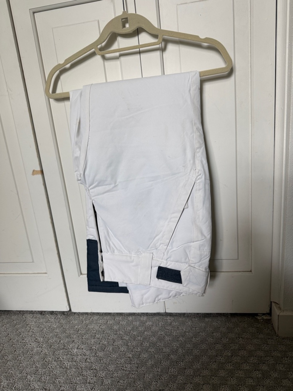 Arctix White Ski Pants with Navy Lining